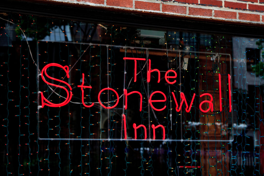 A picture of 'The Stonewall Inn' sign.